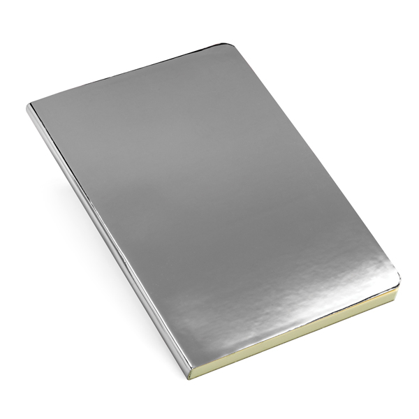 Personalised Mirror Notebooks Silver