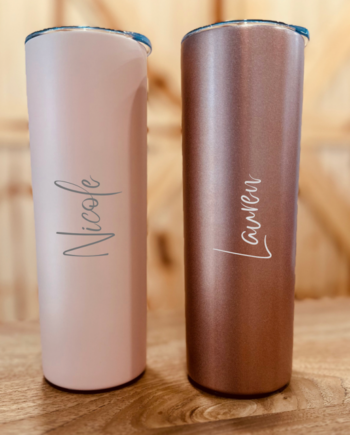 Personalised Nude Long Tumblers