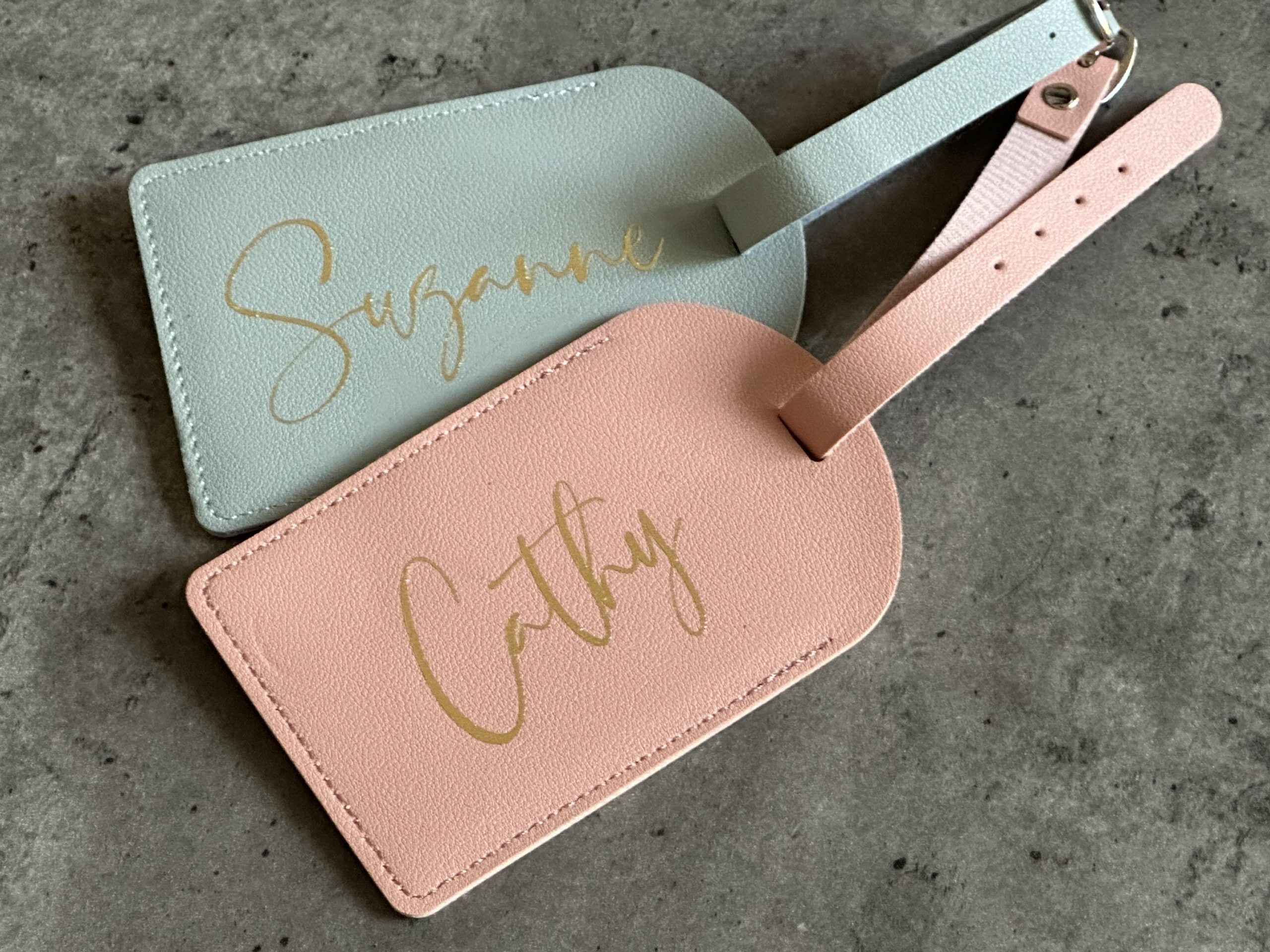 Personalised PU Luggage Tags