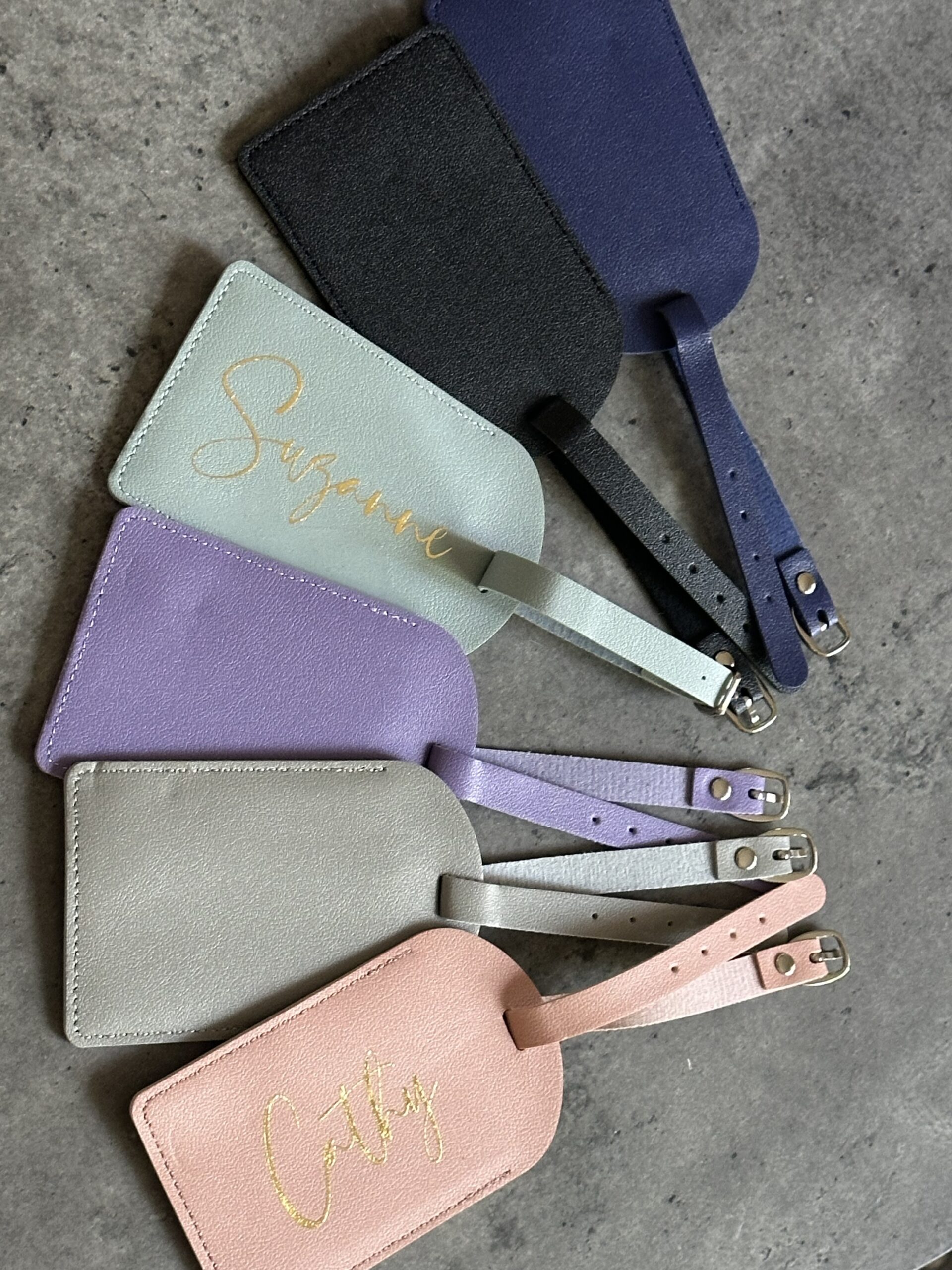 Personalised PU Luggage Tags - Image 2