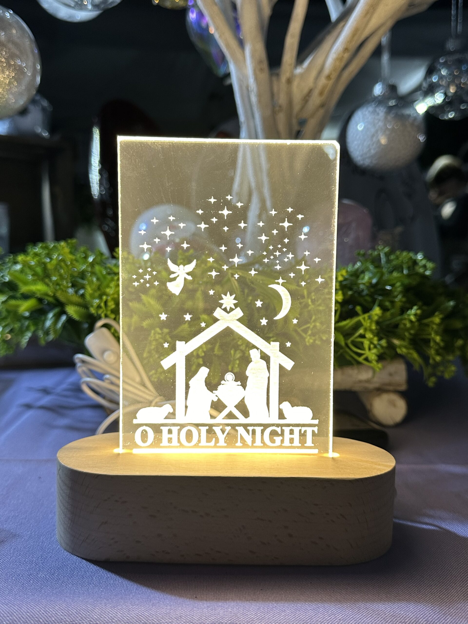 Engraved Acrylic Night Light